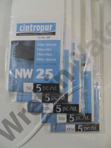 Cintropur  Replacement Filter Bags NW500, NW650, NW800 Housing Pack of 5